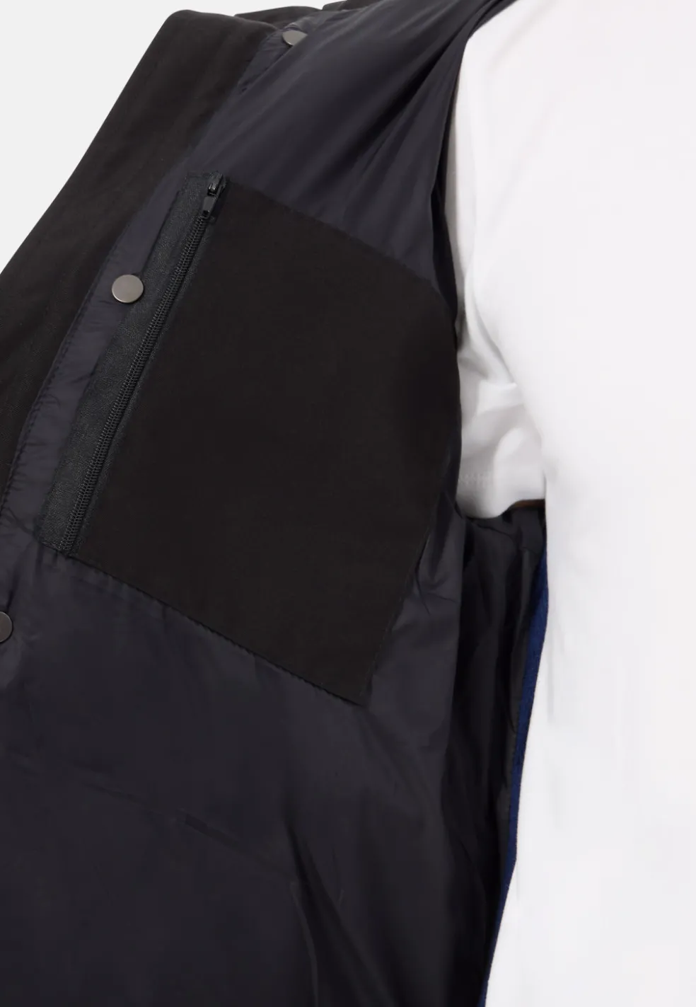 Daunenparka mit Kapuze und Kaschmirfutter schwarz