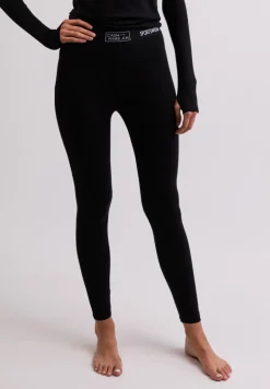 High Performance Kaschmir Sportwäsche Leggings schwarz
