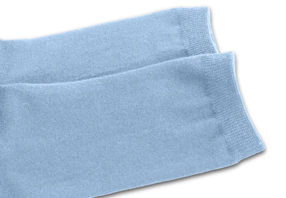 Kaschmir Alltagssocken himmelblau