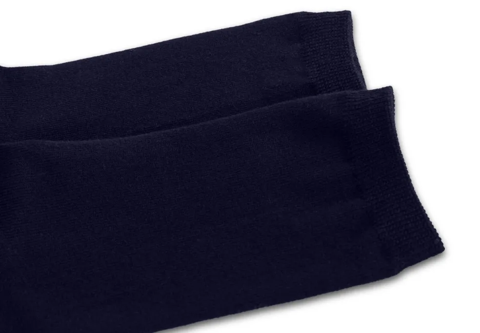 Kaschmir Alltagssocken marine blau