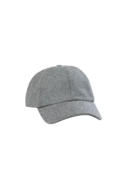 Kaschmir Baseballmütze grau