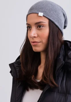 Kaschmir Beanie grau