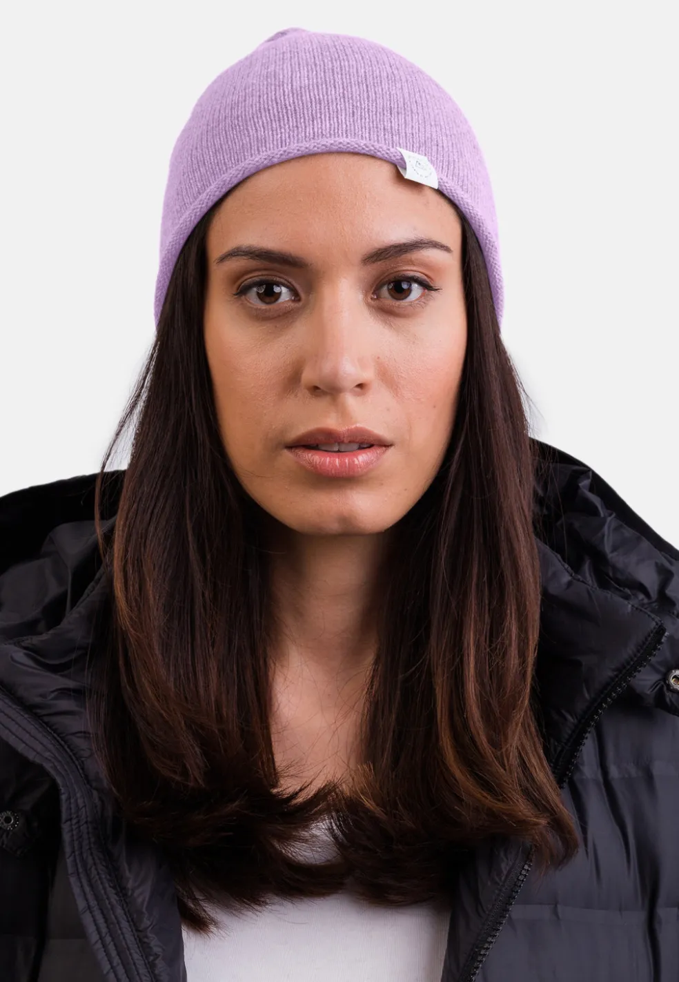 Kaschmir Beanie hell violet