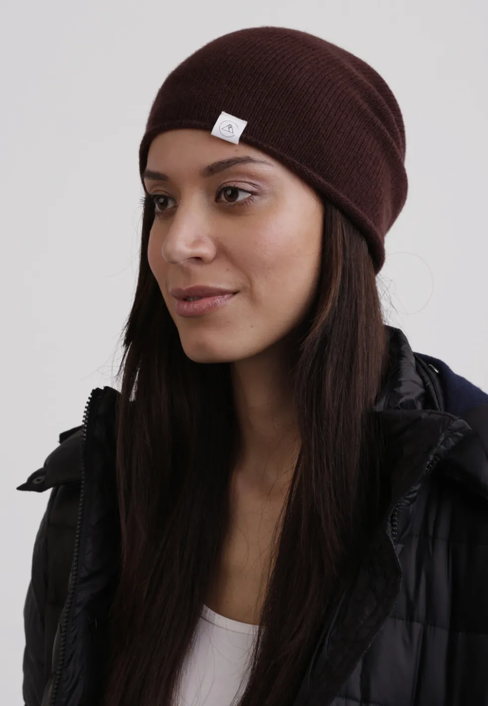 Kaschmir Beanie zinnoberrot