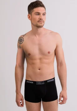 Kaschmir Boxershorts schwarz