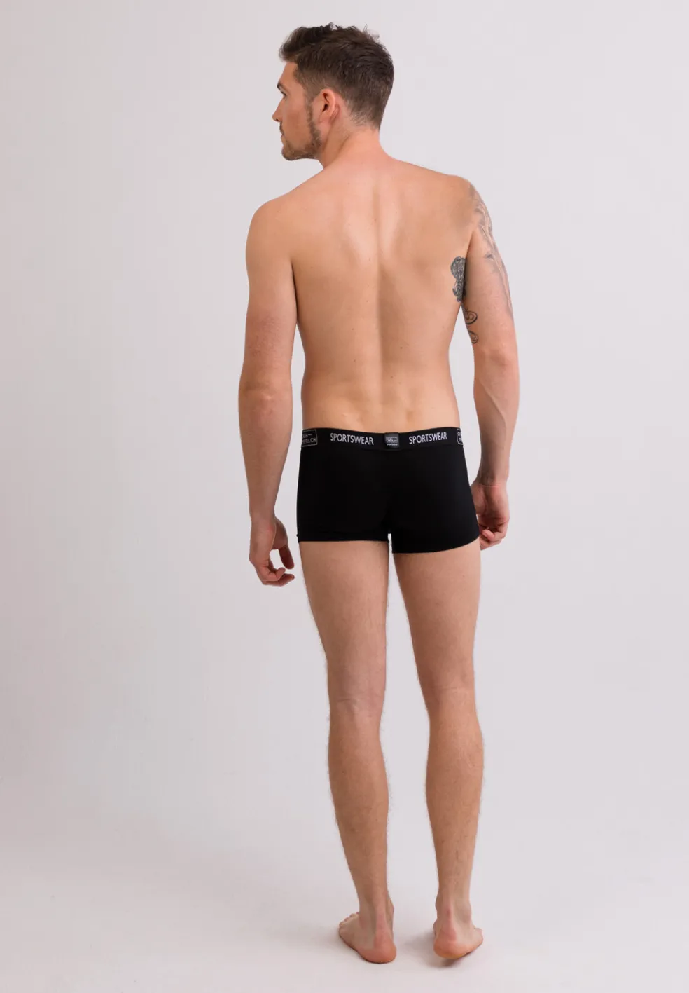 Kaschmir Boxershorts schwarz