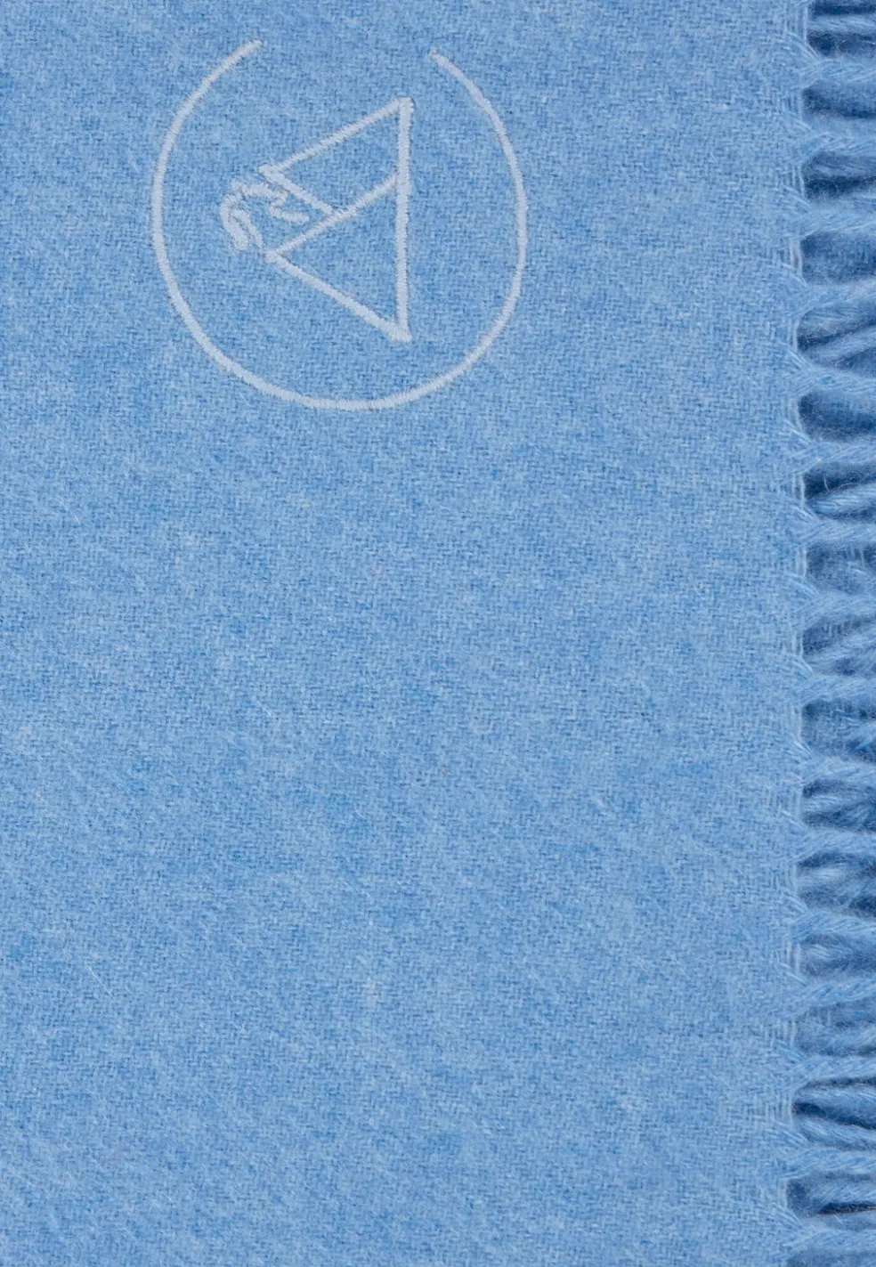 Kaschmir Decke (GOTS) hellblau