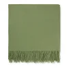 Kaschmir Decke (GOTS) olive