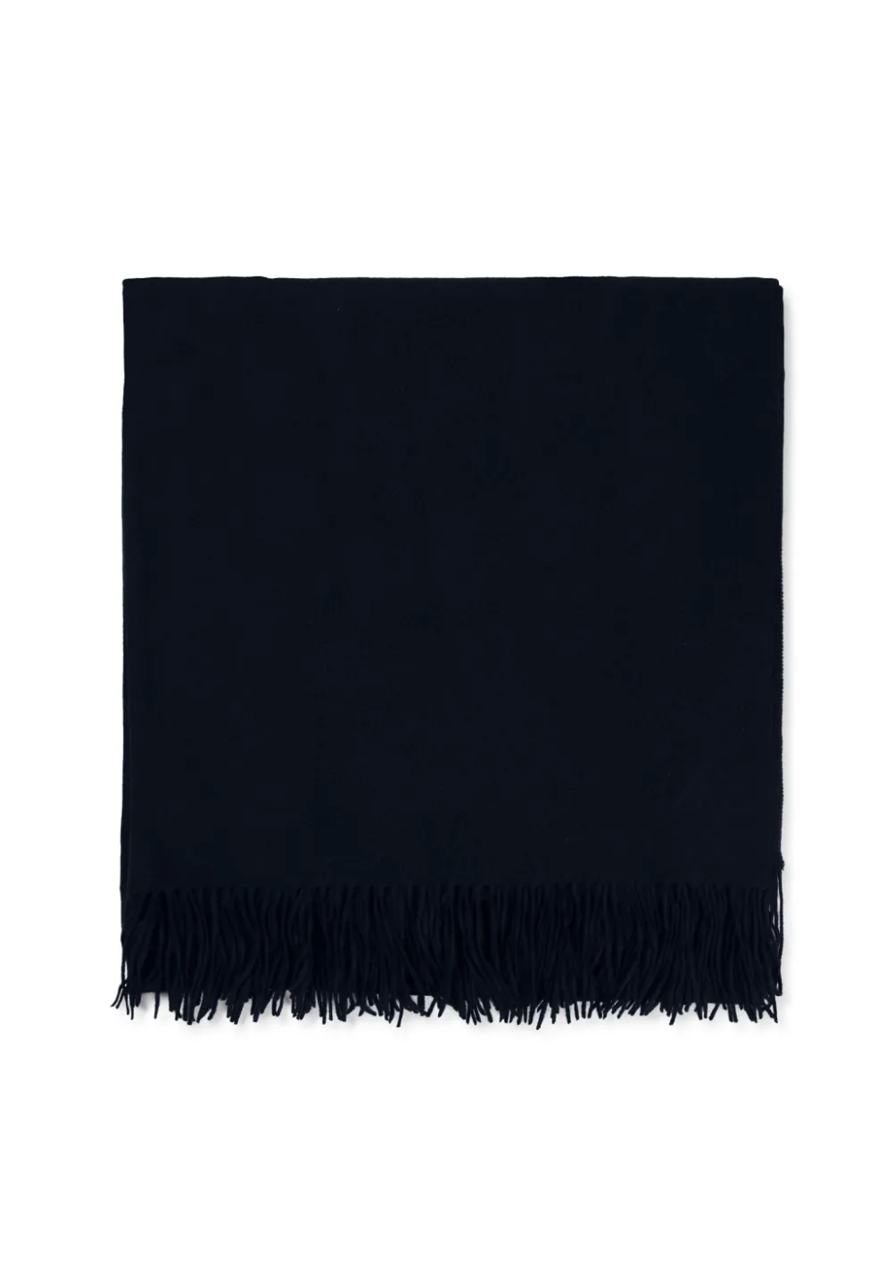 Kaschmir Decke (GOTS) schwarz