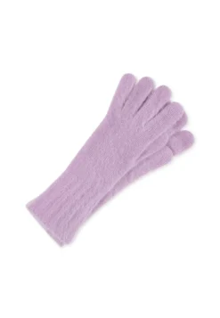 Kaschmir Handschuhe brushed distelrosa