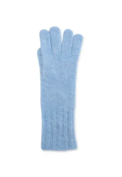 Kaschmir Handschuhe brushed wolkenblau