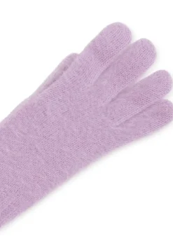 Kaschmir Handschuhe brushed distelrosa