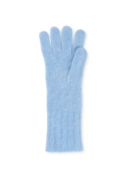 Kaschmir Handschuhe brushed wolkenblau