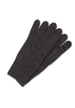Kaschmir Handschuhe Touchscreen tauglich anthrazit