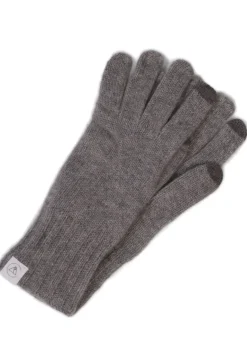Kaschmir Handschuhe Touchscreen tauglich grau