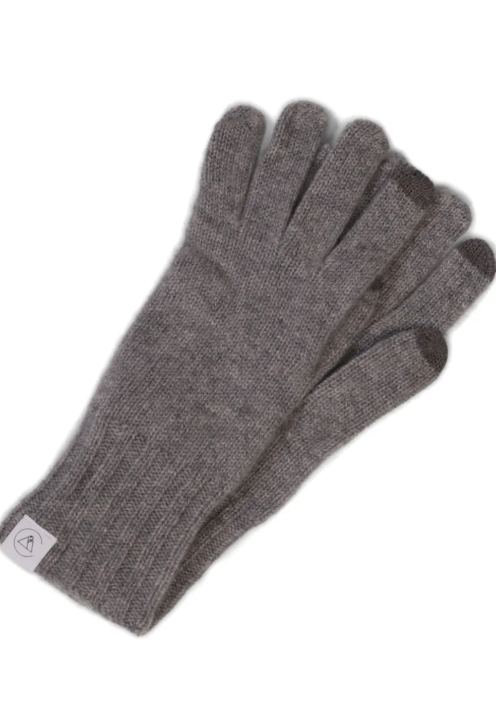 Kaschmir Handschuhe Touchscreen tauglich grau