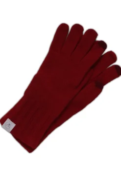Kaschmir Handschuhe Touchscreen tauglich postbox rot