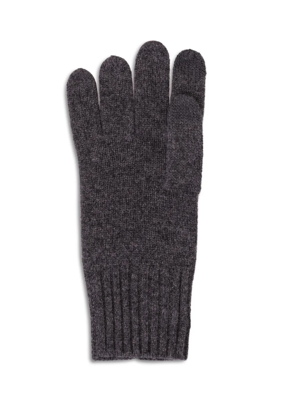 Kaschmir Handschuhe Touchscreen tauglich anthrazit
