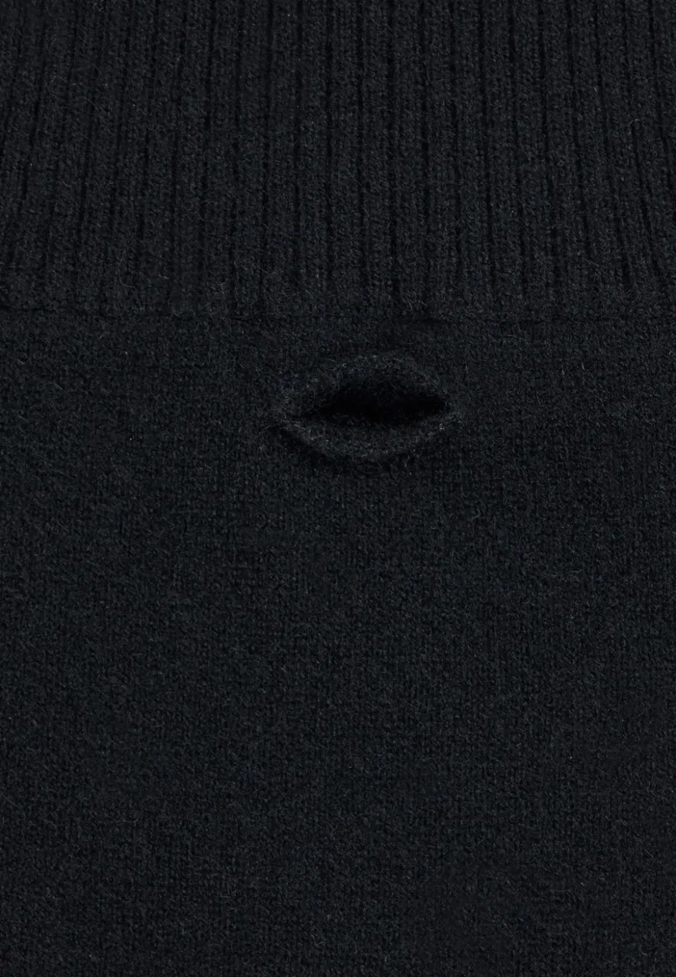 Kaschmir Hundepullover (GOTS) schwarz