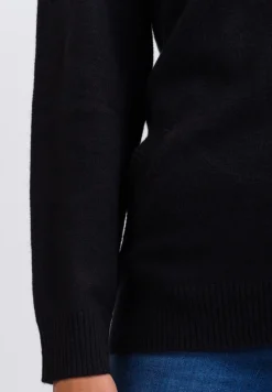 Kaschmir Kapuzenpullover Hoodie schwarz