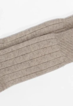 Kaschmir Kuschelsocken beige melange