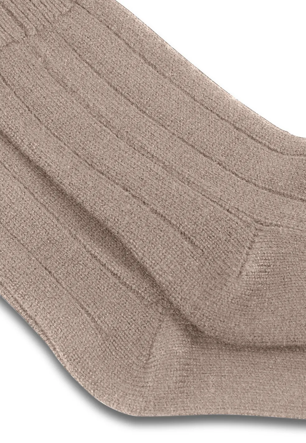 Kaschmir Kuschelsocken beige melange