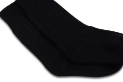Kaschmir Kuschelsocken schwarz