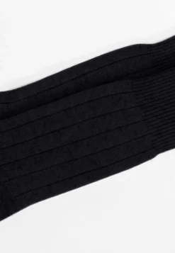 Kaschmir Kuschelsocken schwarz