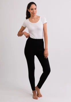 Kaschmir Leggings schwarz