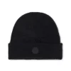 Kaschmir Mütze brushed schwarz