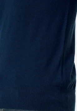 Kaschmir Poloshirt Kurzarm marine blau