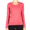 Kaschmir Rundhals Pullover virtual pink
