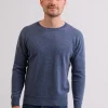 Kaschmir Rundhals Pullover jeans blau