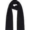 Kaschmir Schal brushed schwarz