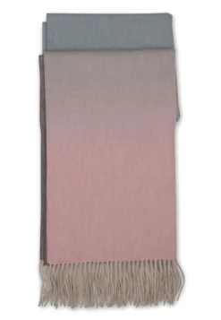 Kaschmir Schal gradient rosa und blau