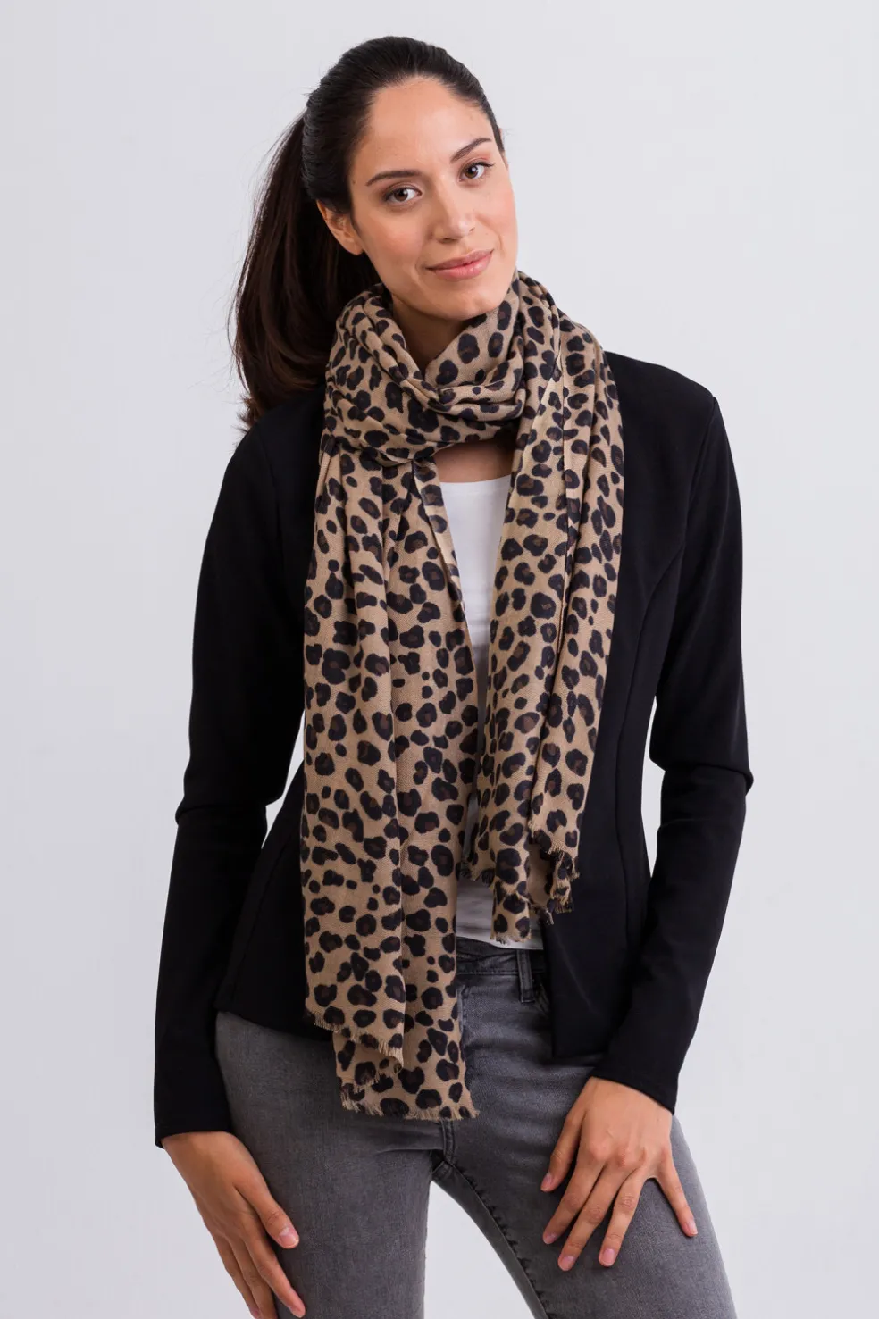 Kaschmir Schal leopard limited edition