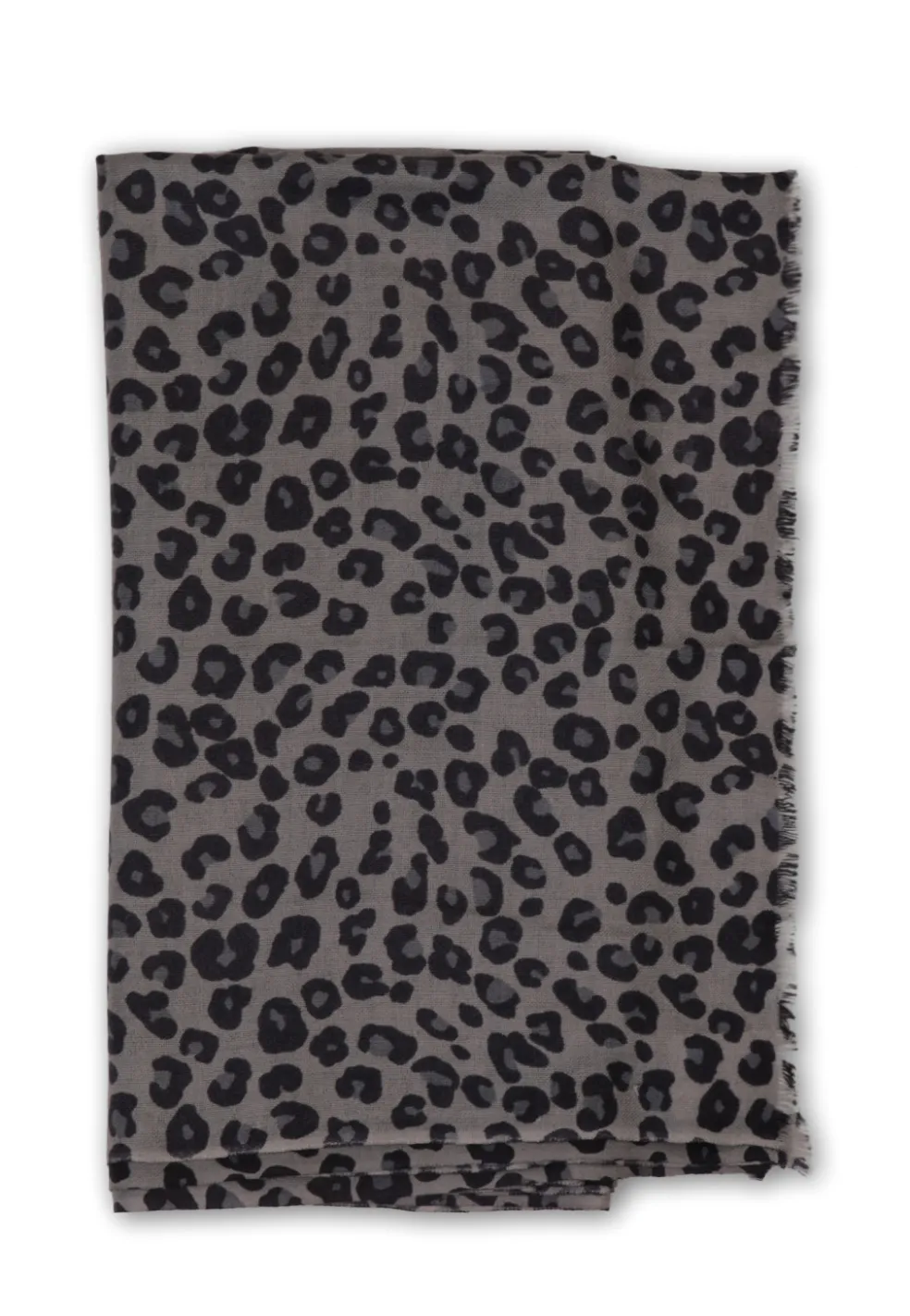 Kaschmir Schal leopard limited edition taubenblau
