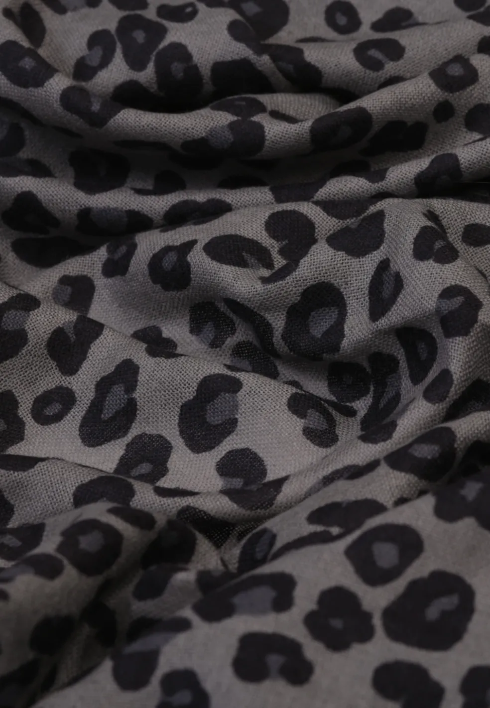 Kaschmir Schal leopard limited edition taubenblau