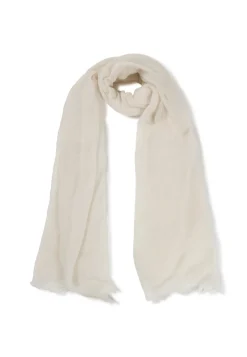 Kaschmir Schal oversize elfenbein