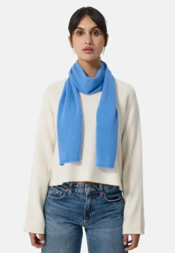 Kaschmir Schal trendy blau