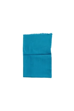 Kaschmir Seide Schal blau