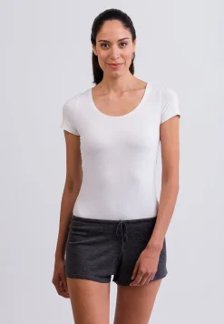 Kaschmir Shorts dunkelgrau