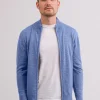 Kaschmir Strickjacke Cardigan azurblau
