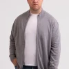 Kaschmir Strickjacke Cardigan grau