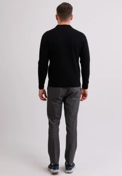 Kaschmir Strickjacke Cardigan schwarz