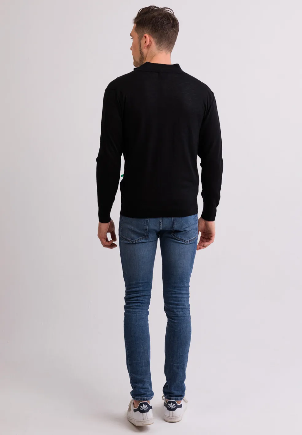 Kaschmir Strickjacke Cardigan schwarz (Frühling)