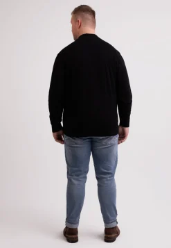 Kaschmir Strickjacke Cardigan schwarz