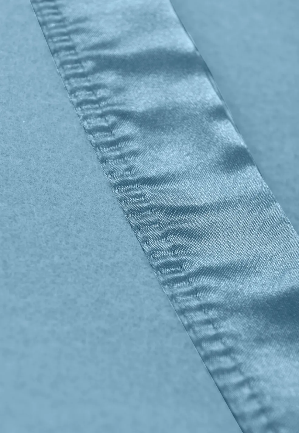 Kaschmir Tagesdecke himmelblau