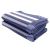 Kaschmir Tagesdecke navy blau und himmelblau