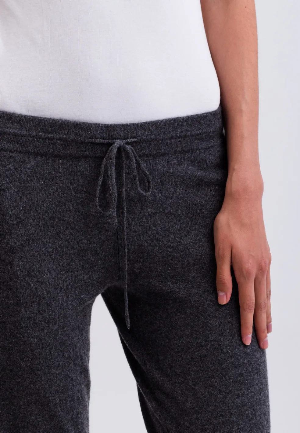Kaschmir Trainerhose anthrazit